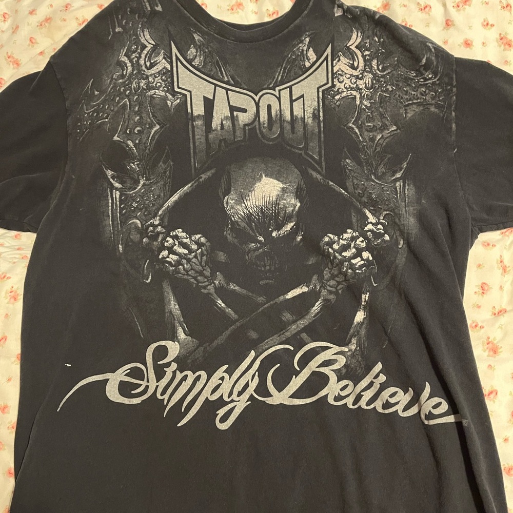 Tapout Black Graphic T-shirt XL